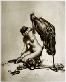 Richard M&uuml;ller Radierung 107