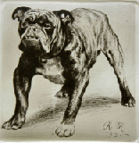 Richard M&uuml;ller Radierung 127