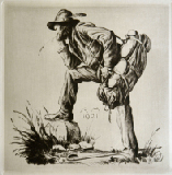 Richard M&uuml;ller Radierung 140